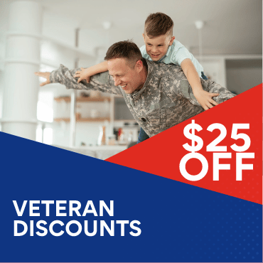 $25 OFF Veteran Discounts